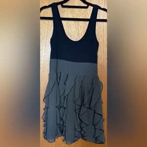 Express Charcoal and Black Knit Dress